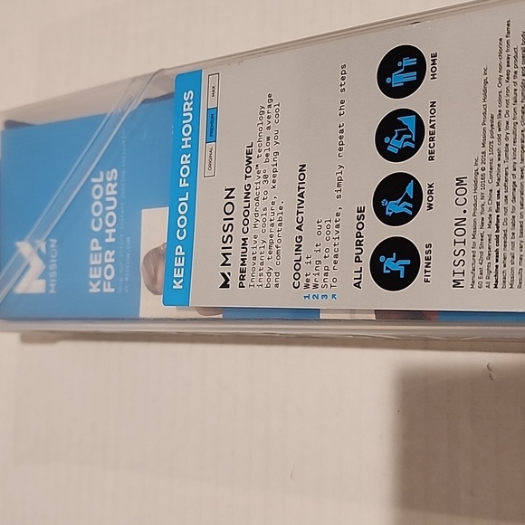 2 MISSION Premium Long cooling sport gym outdoor towel  for face neck head wrap - Picture 5 of 5